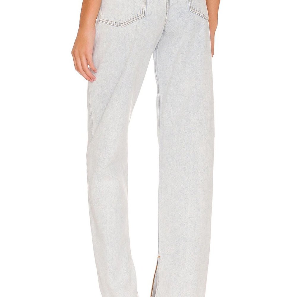Mom Slit Straight Jean - Picture 5 of 13